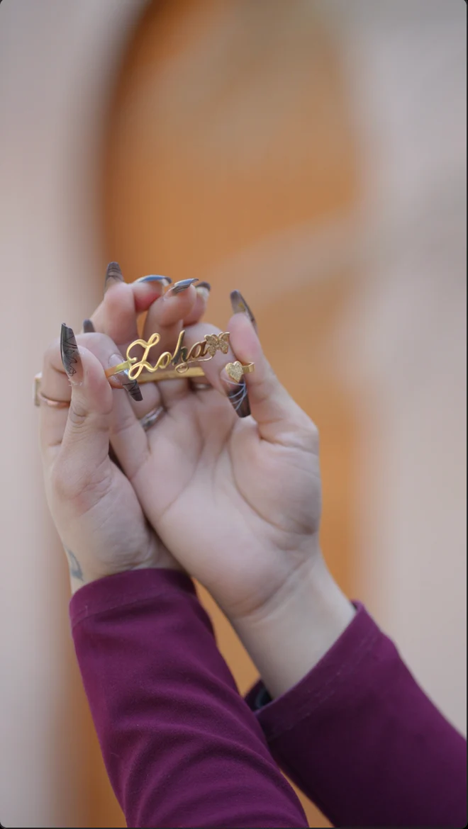 Customized bangle for your  Girl