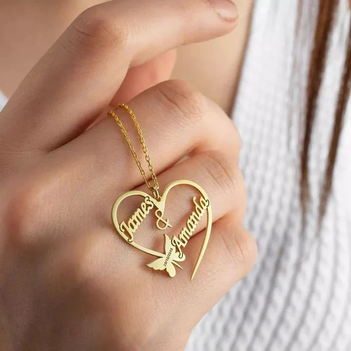 Customized Heart Necklace