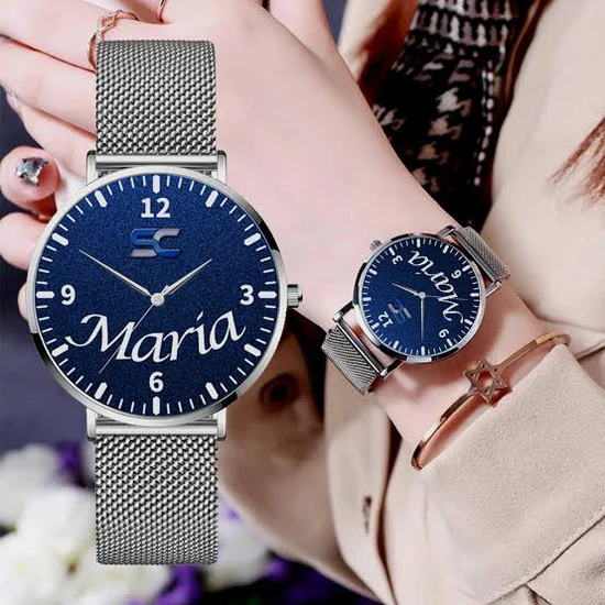 Customized Name chain watch
