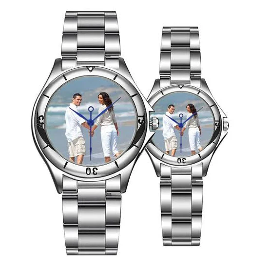 Customiozed chain couple watch set